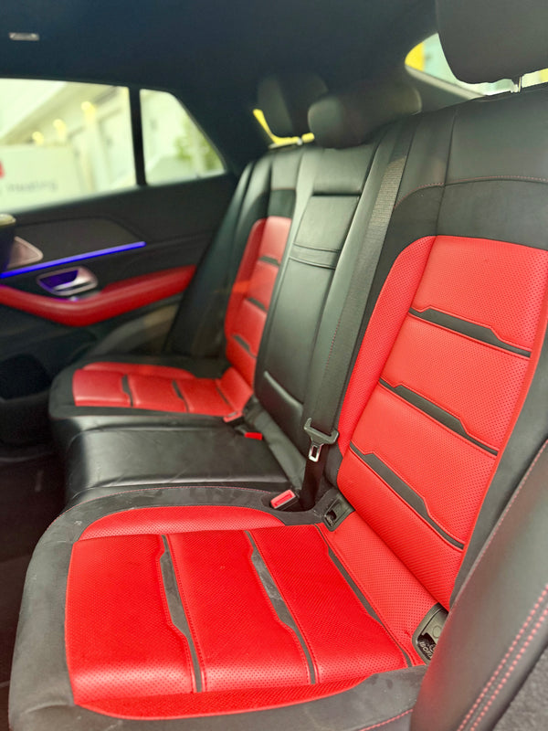 2023 Mercedes GLE53 Black on red - interior - black mercedes gle53