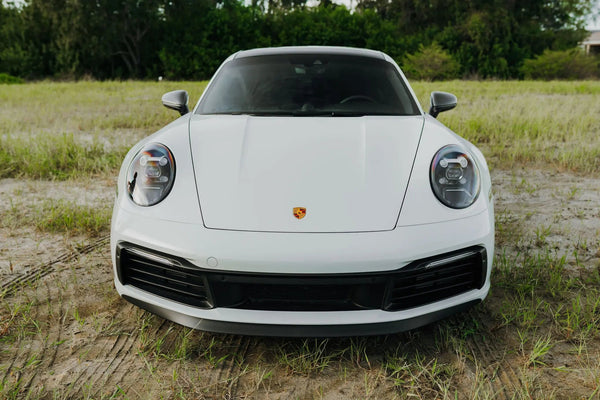 2023 Porsche 911 T - Porsche for Rent - front - white porsche 911-t