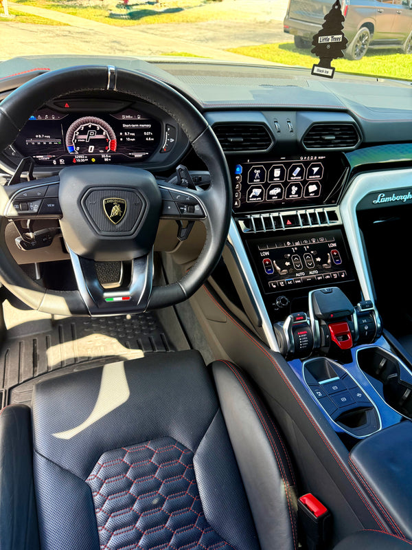 2020 Lambo Urus white panda with stars ✨ - interior - white lamborghini urus
