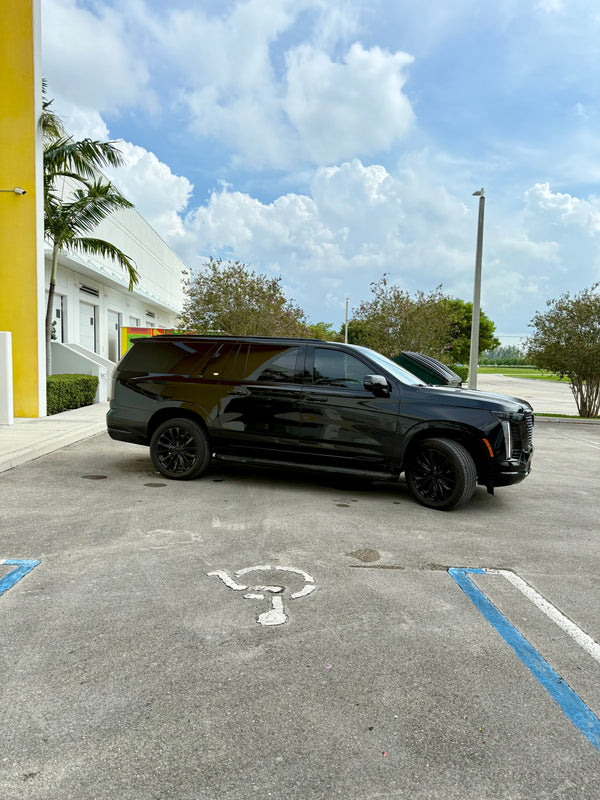 2025 Cadillac Escalade ESV w stars ✨ - side - black cadillac escalade-esv