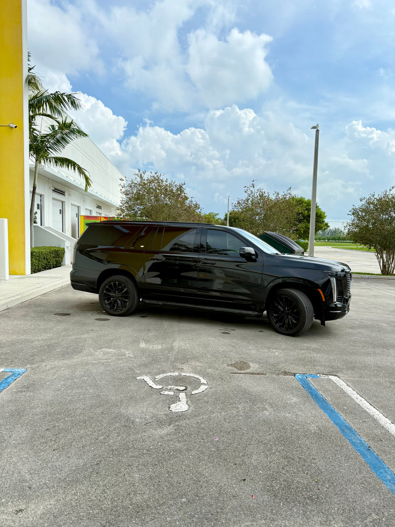 2025 Cadillac Escalade ESV w stars ✨ - side - black cadillac escalade-esv