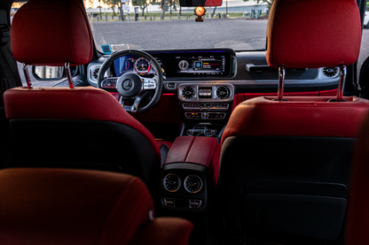 interior of g63 amg benz