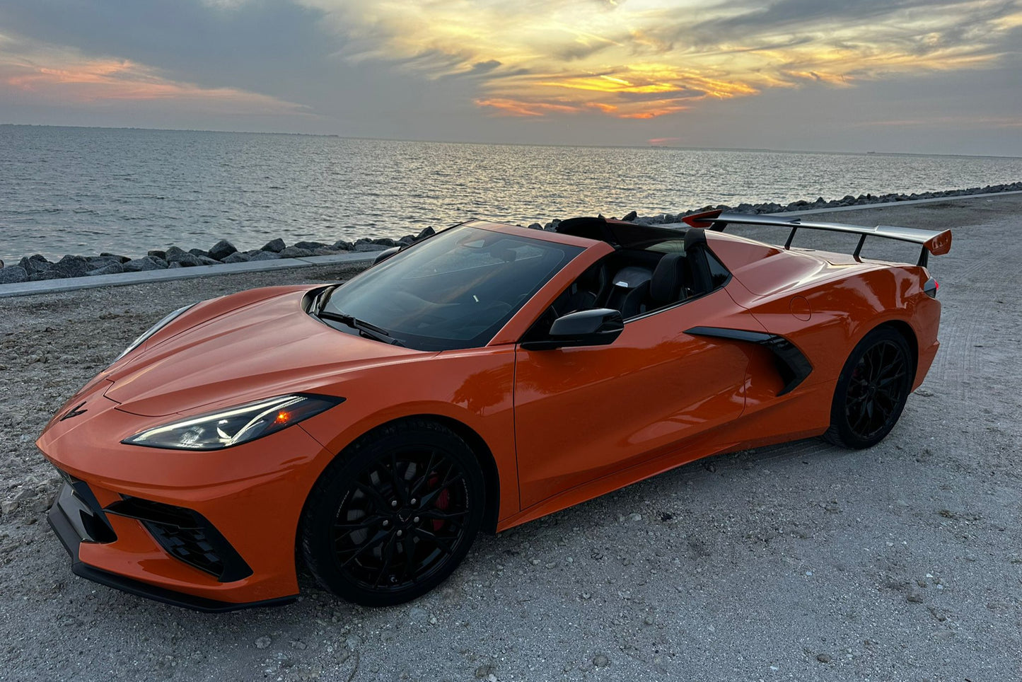 2024 Corvette C8 Orange - Corvette Rental Tampa