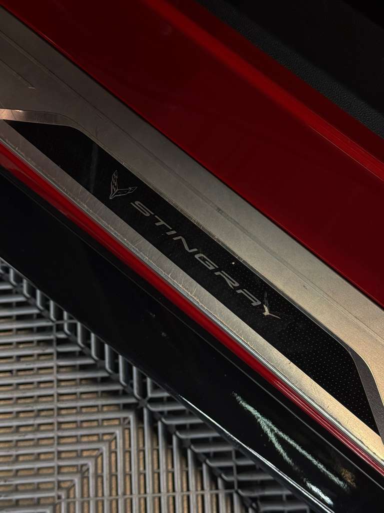 2023 Corvette C8 Satin Black convertible - interior - black corvette c8