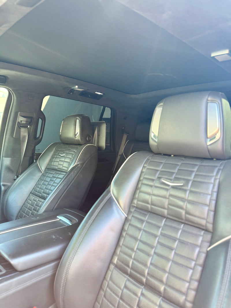 2023 Escalade V panda - interior - black cadillac escalade-v