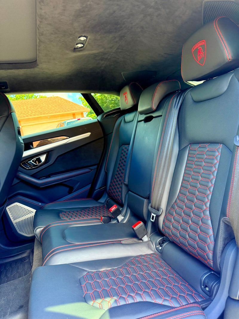2020 Lambo Urus white panda with stars ✨ - interior - white lamborghini urus