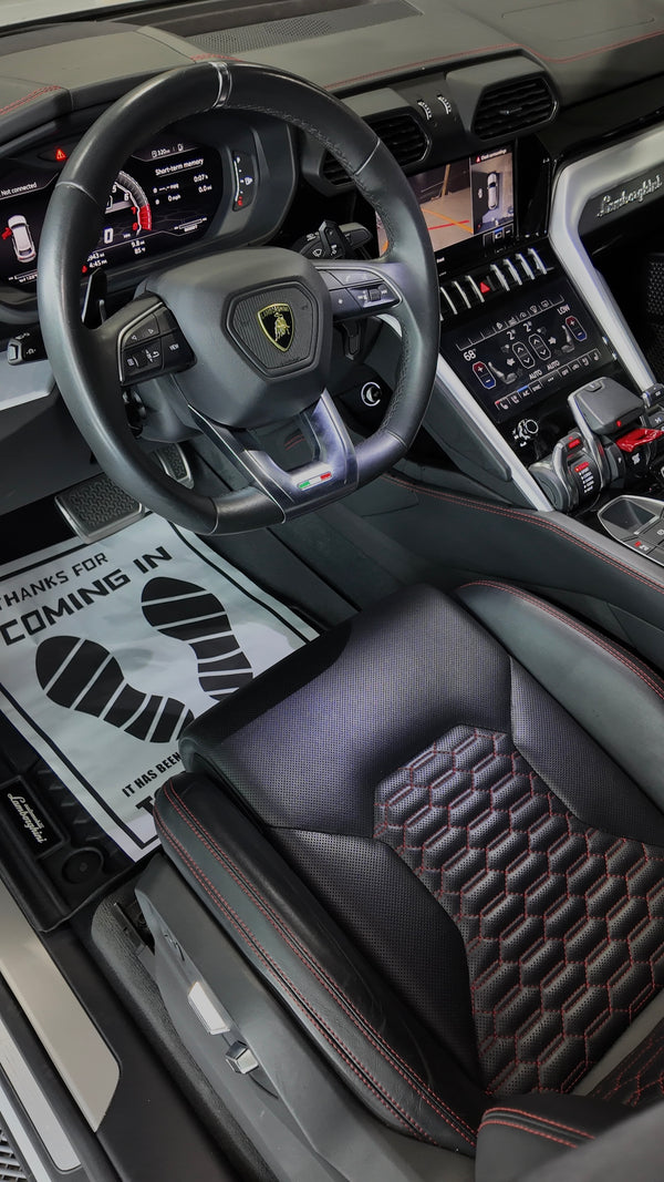 2020 Lambo Urus white panda with stars ✨ - interior - white lamborghini urus