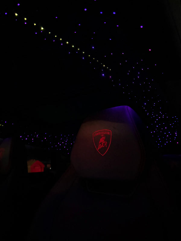 2020 Lambo Urus white panda with stars ✨ - interior - white lamborghini urus