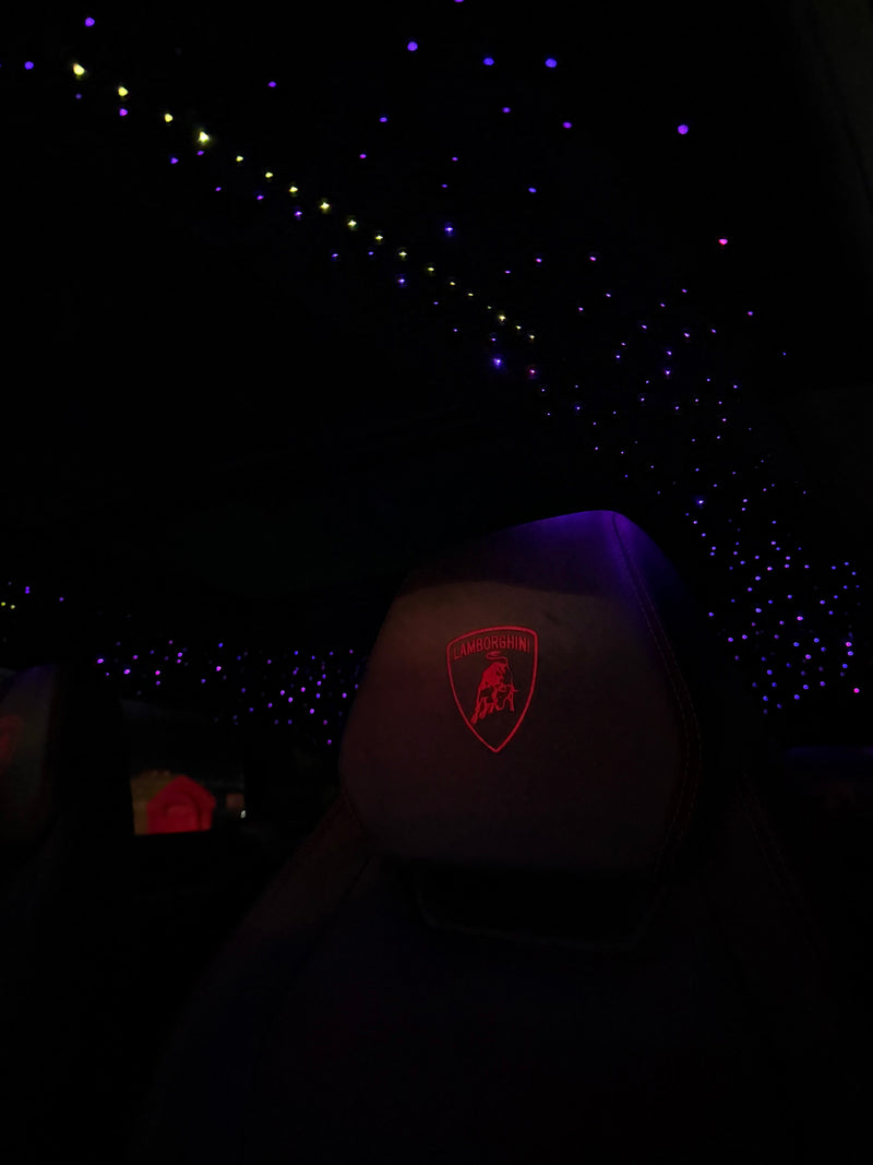 2020 Lambo Urus white panda with stars ✨ - interior - white lamborghini urus