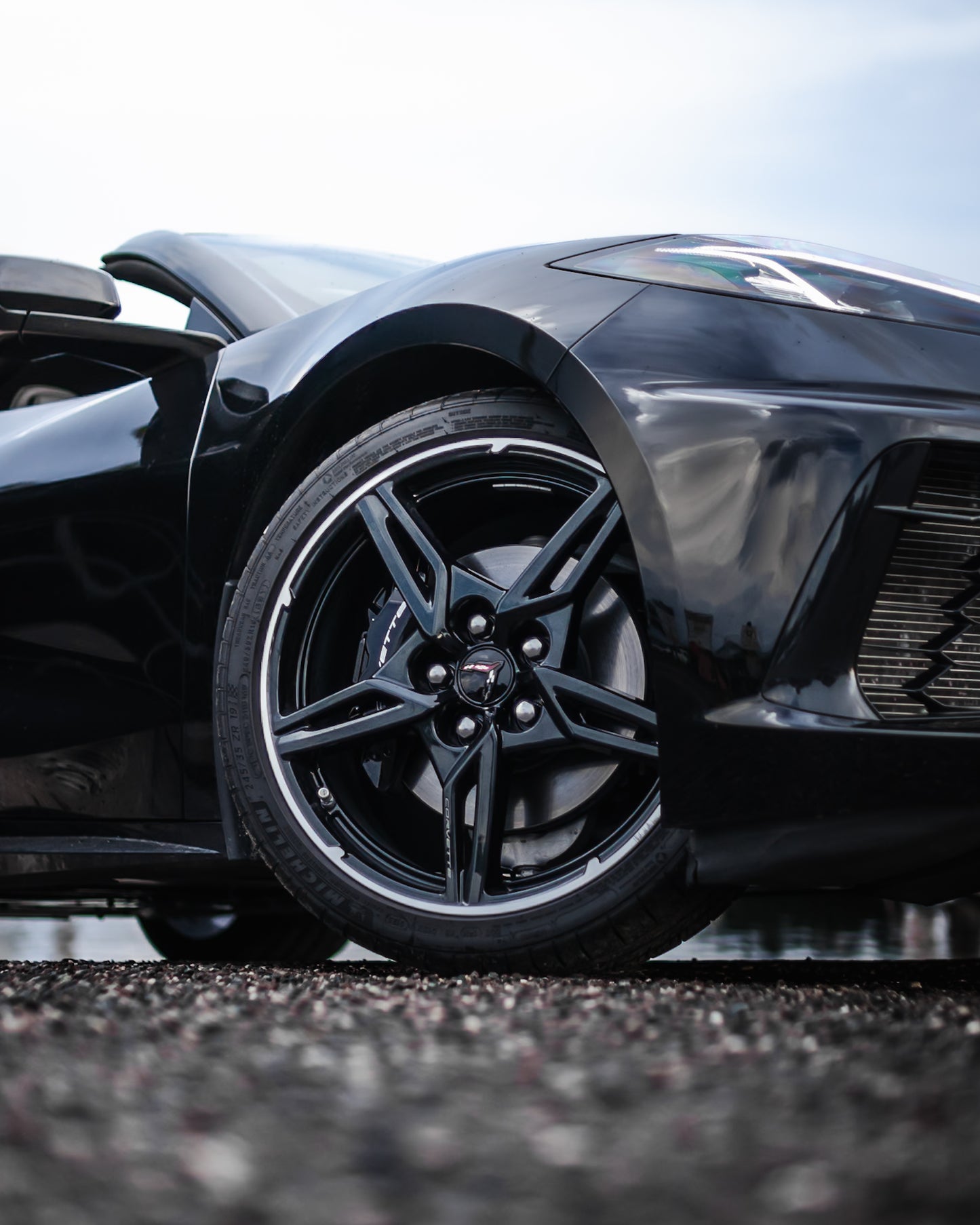 corvette c8 tire view