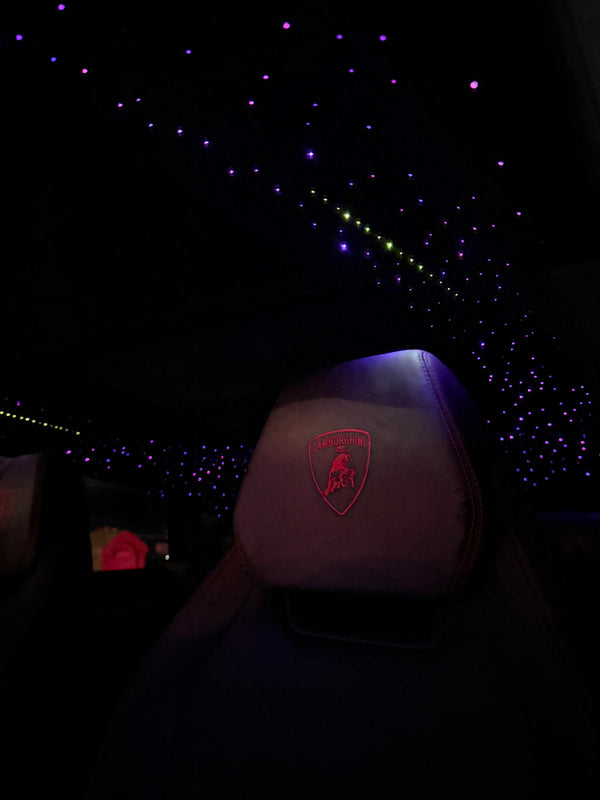 2020 Lambo Urus white panda with stars ✨ - interior - white lamborghini urus