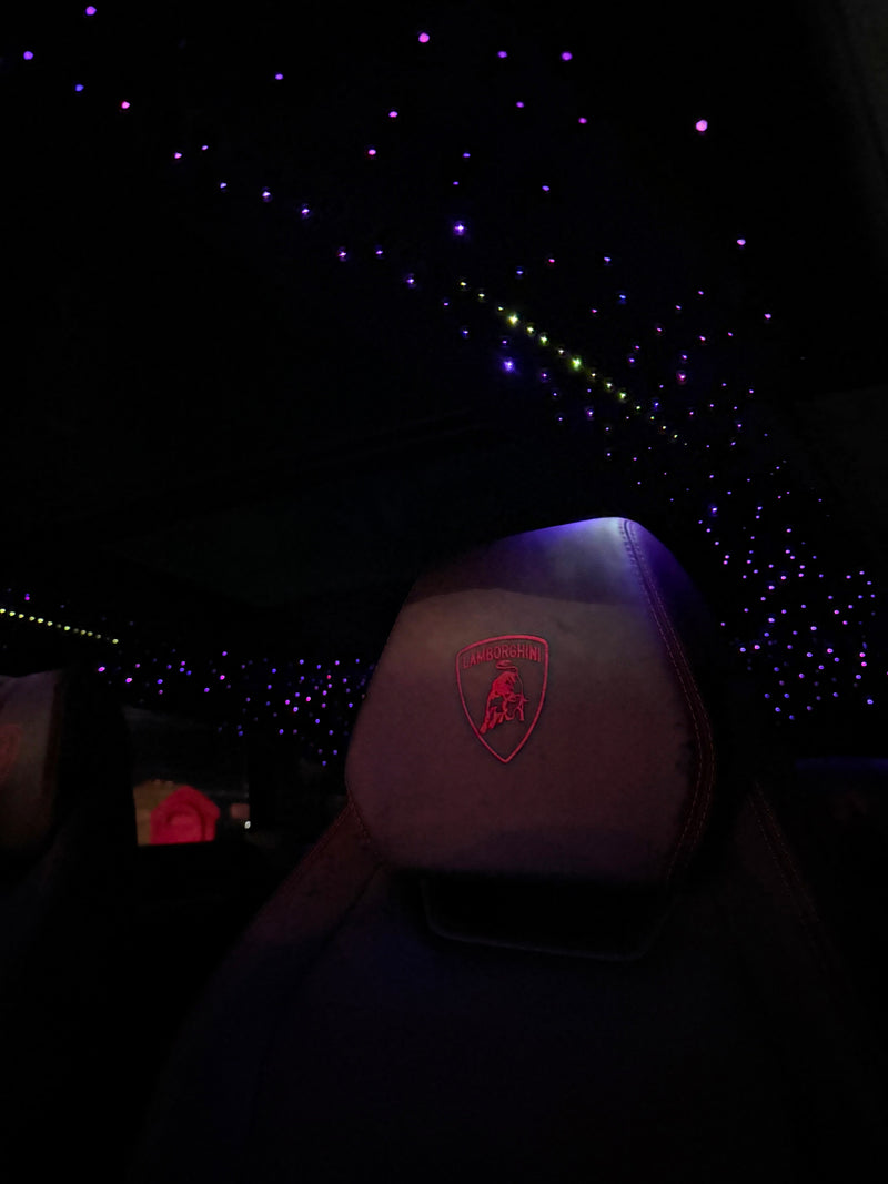 2020 Lambo Urus white panda with stars ✨ - interior - white lamborghini urus