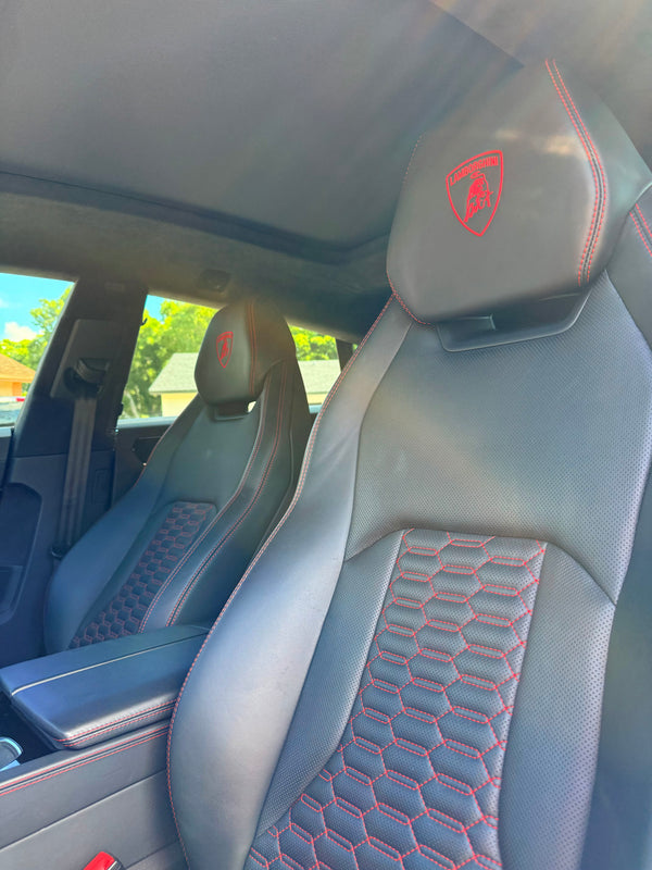2020 Lambo Urus white panda with stars ✨ - interior - white lamborghini urus