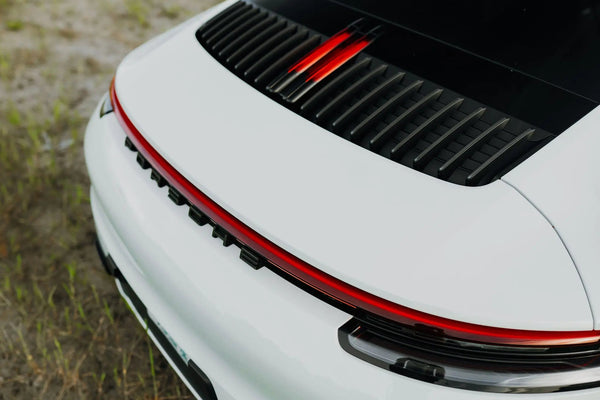 2023 Porsche 911 T - Porsche for Rent - rear - white porsche 911-t