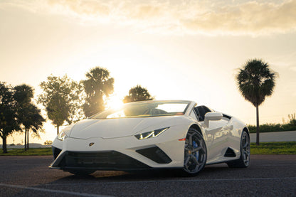 2021 Lamborghini Huracan EVO Spyder Exotics By the Bay exotic car rental