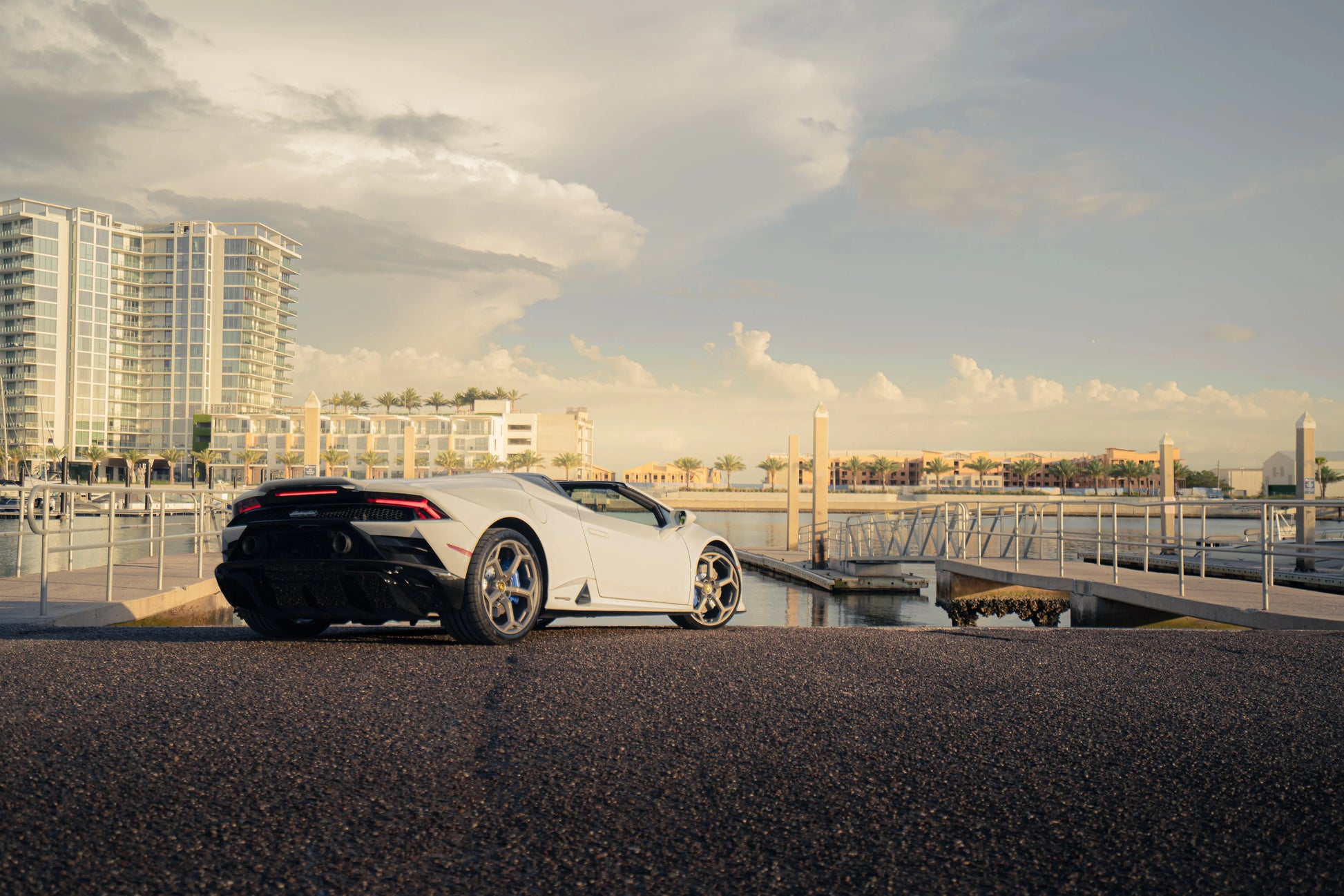 2021 Lamborghini Huracan EVO Spyder Exotics By the Bay exotic car rental