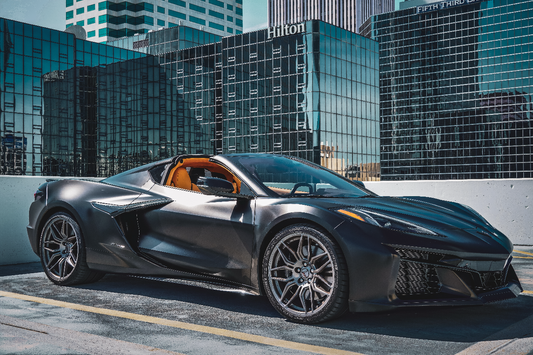 2024 Chevrolet Corvette Z06 - three quarter front - black chevrolet corvette-z06