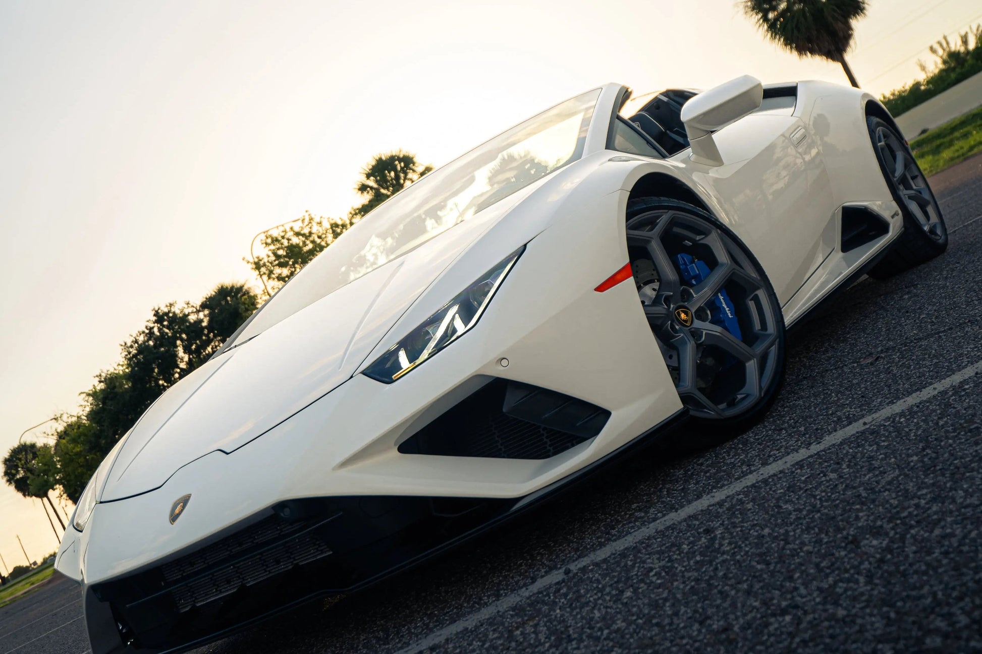 2021 Lamborghini Huracan EVO Spyder Exotics By the Bay exotic car rental