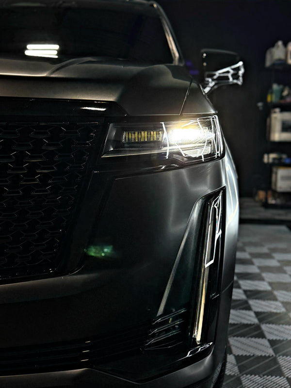 2023 Cadillac Escalade Satin Black w Stars ✨ - front - black cadillac escalade