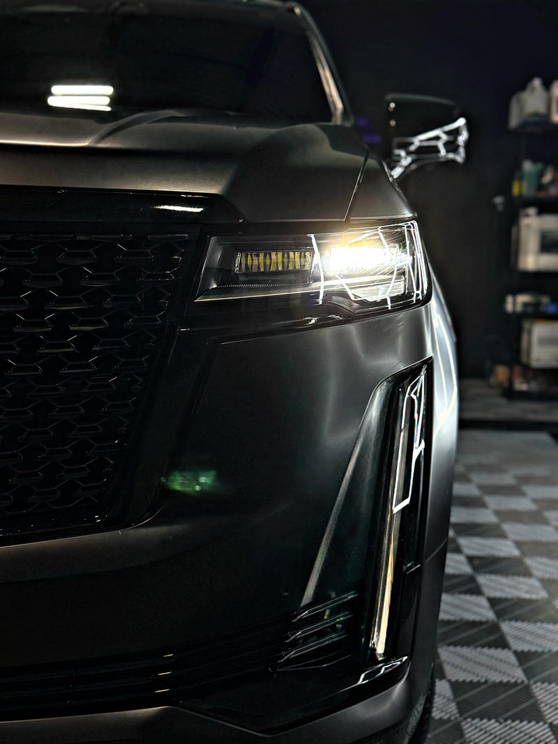 2023 Cadillac Escalade Satin Black w Stars ✨ - front - black cadillac escalade
