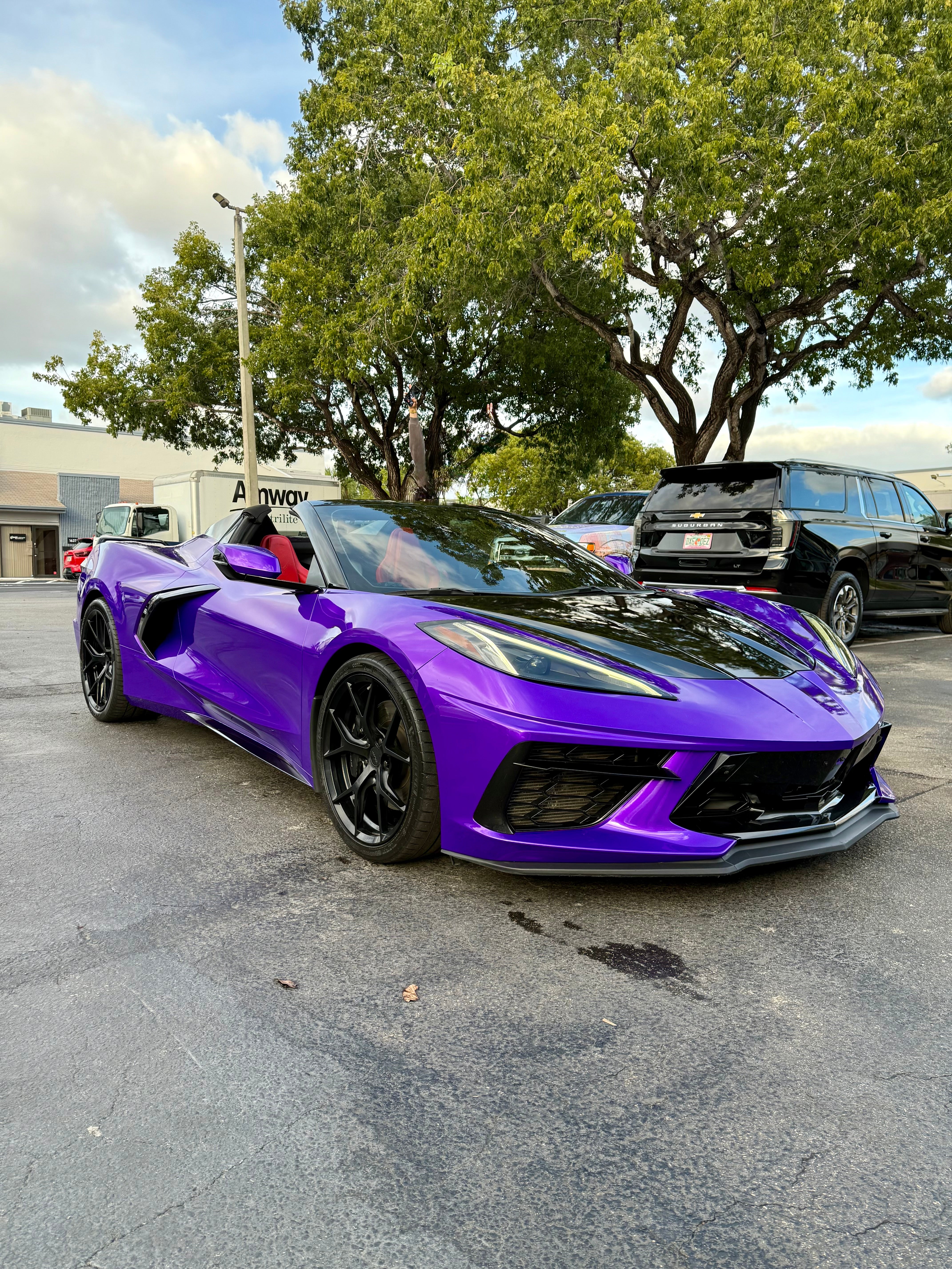 Corvette C8 Rental Miami | Midnight Purple Convertible – Exotics