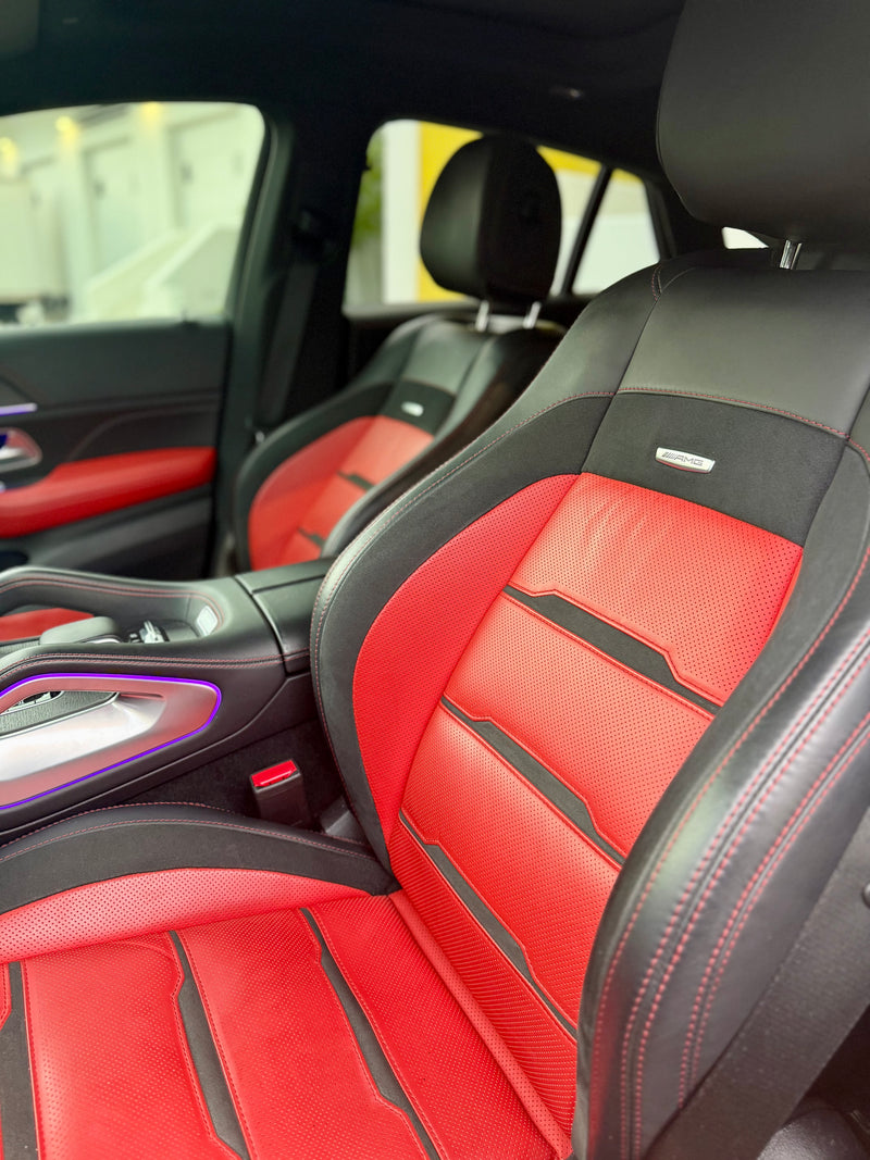 2023 Mercedes GLE53 Black on red - interior - black mercedes gle53