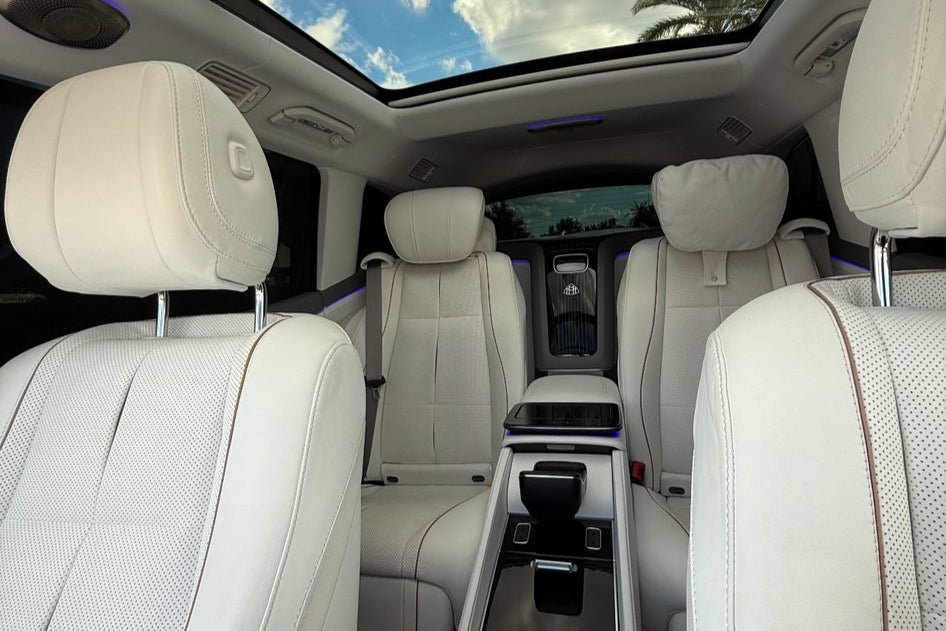 maybach backseat interior