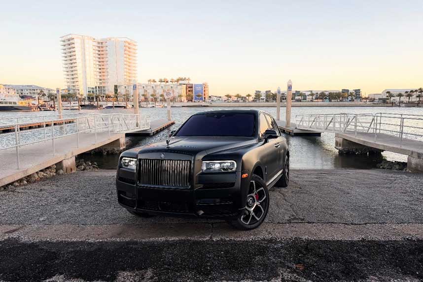 black rolls royce for rent in tampa