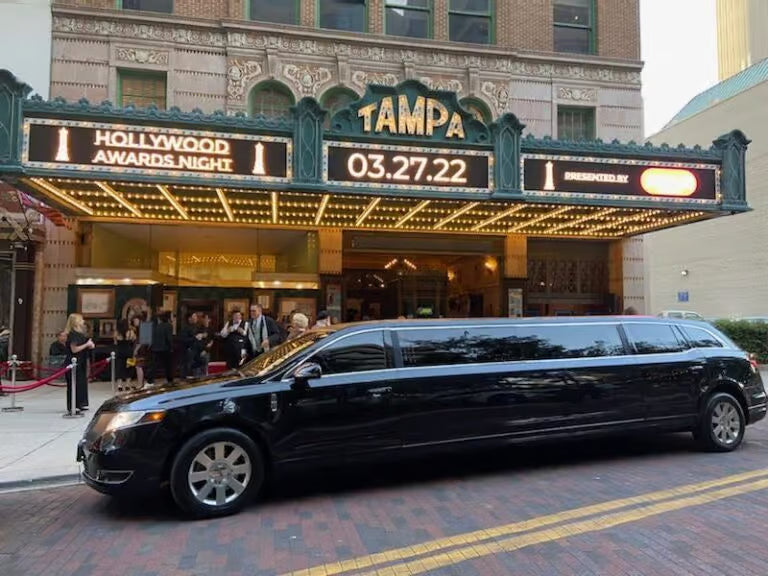 Lincoln Town Car Stretch Limousine - 10 Passengers - Exotic Car Rental Tampa FL | Exotics by the Bay